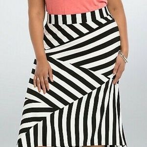 Torrid Womens Maxi High Low Skirt Plus Size 0X